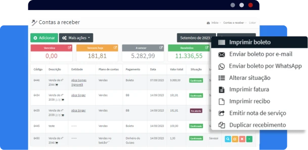 Programa para emissão de Boletos Programa para emissão de Boletos - GestãoClick